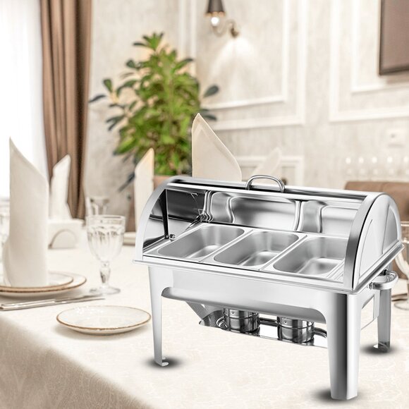 SOGA 3L Chafing Dish Triple Tray Top - Picture 8 of 8